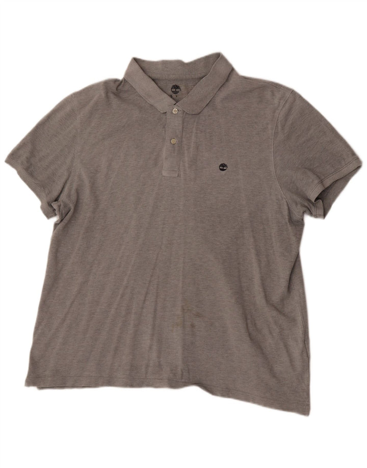 Timberland Polo Homme XL Gris Coton