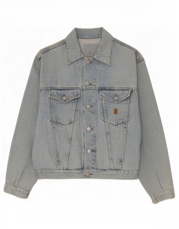 Uniforme Veste en jean pour homme UK 40 Grand coton bleu