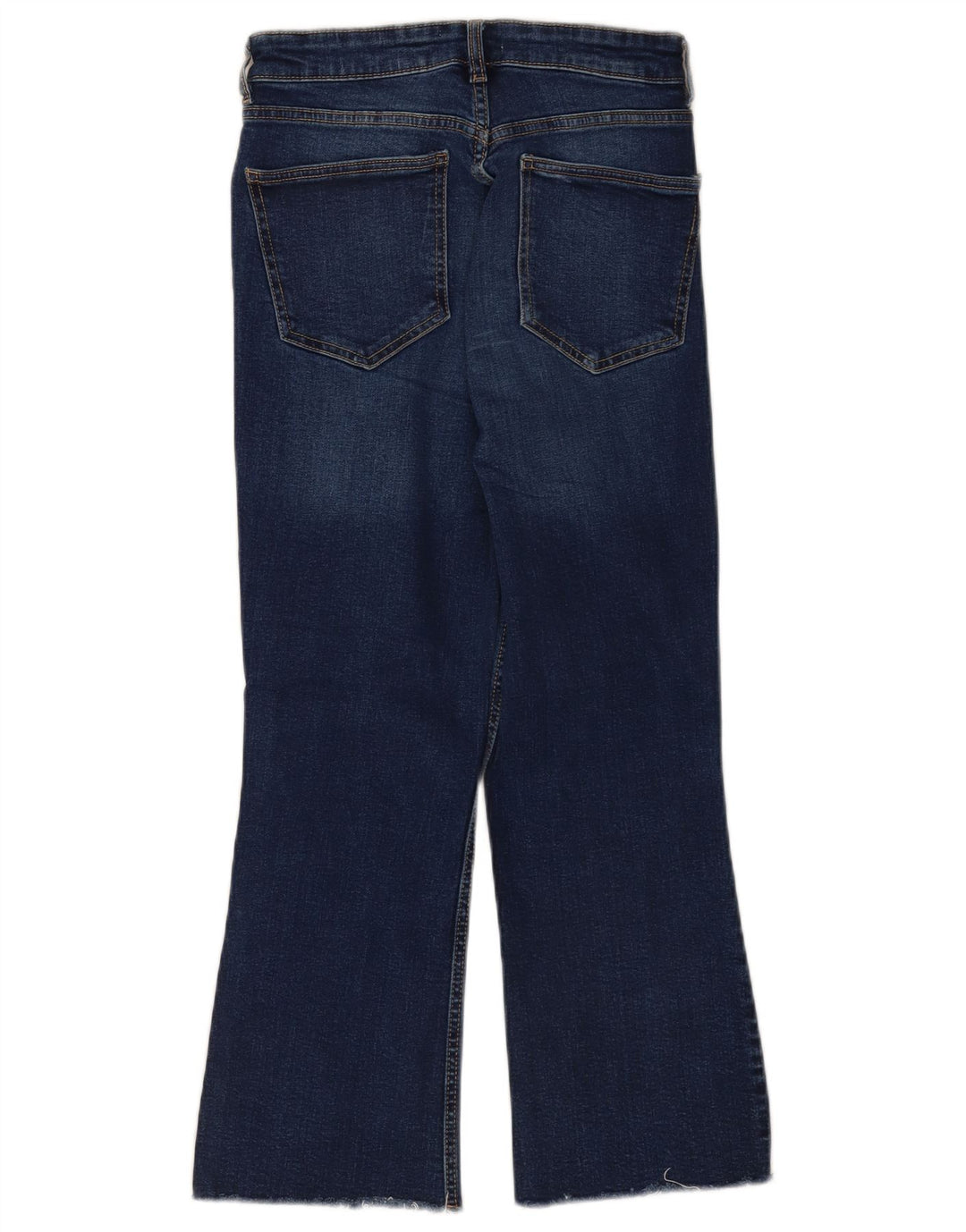 Zara Jean évasé court pour femme EU 40 Medium W30 L25 Bleu marine