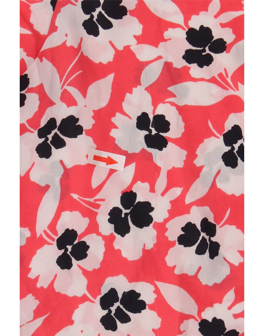 Marks & Spencer Chemisier surdimensionné pour femme UK 18 XL Rouge Floral Polyester