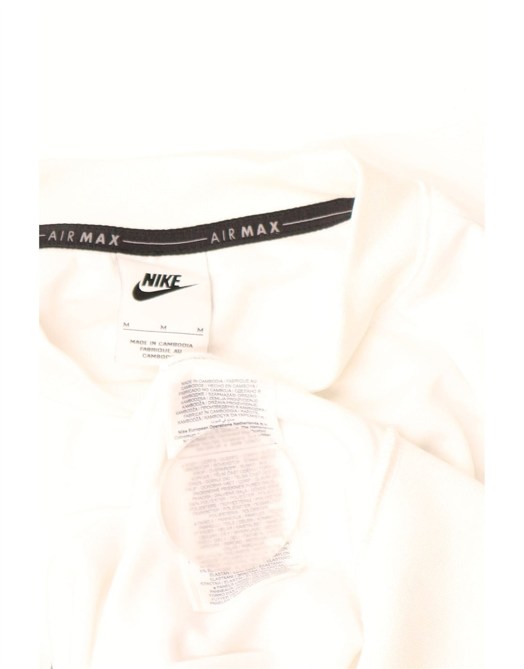NIKE Sweat-shirt Air Max Graphic pour homme en polyester blanc moyen