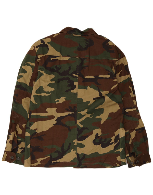veste militaire homme vintage EU 54 2XL vert camouflage armée