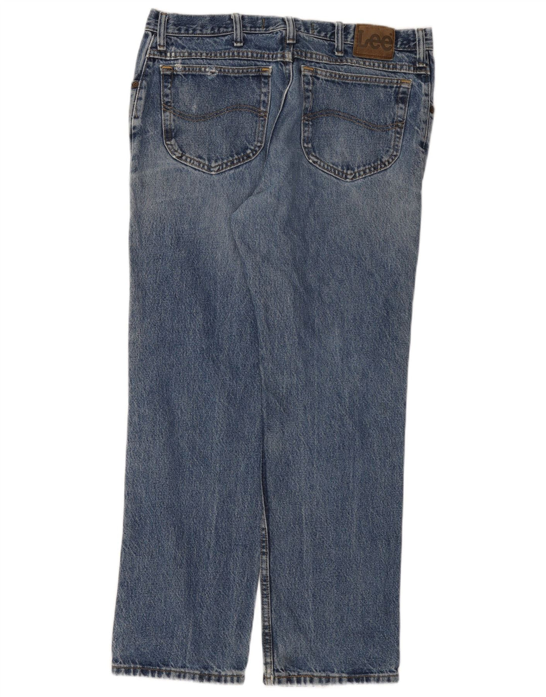 LEE Jean droit vieilli homme W36 L30 bleu coton