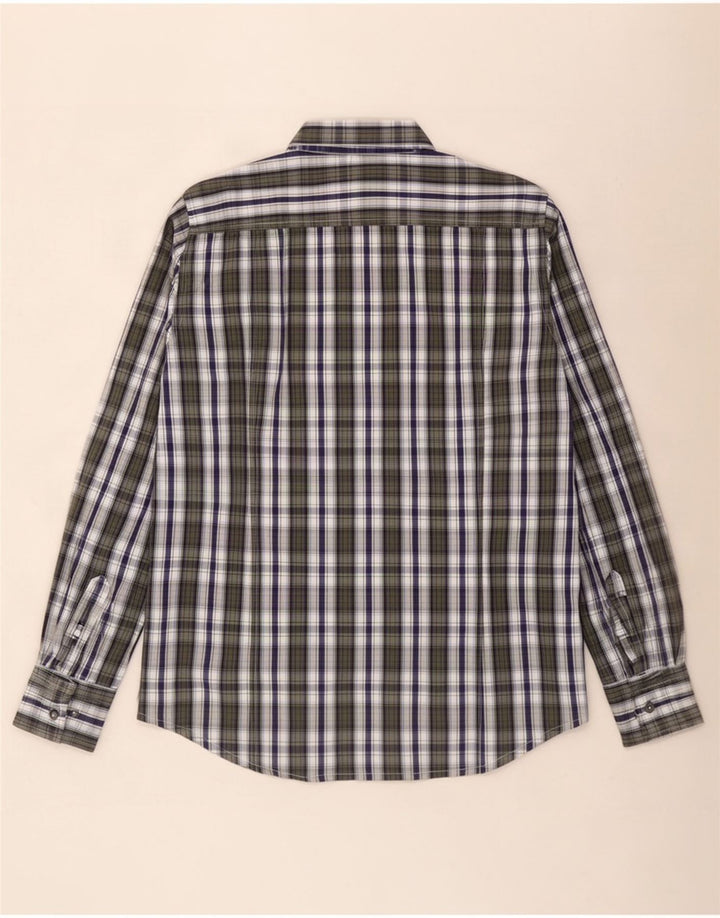 Kappa Chemise Homme Grand Carreau Vert Coton