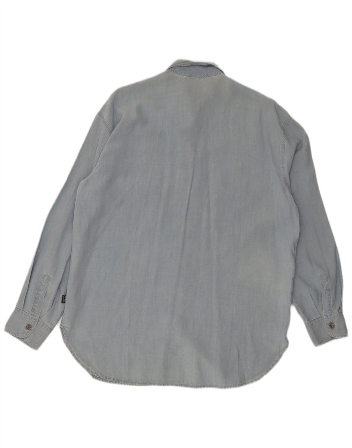 Krizia Jeans Chemise Femme IT 42 Bleu Moyen
