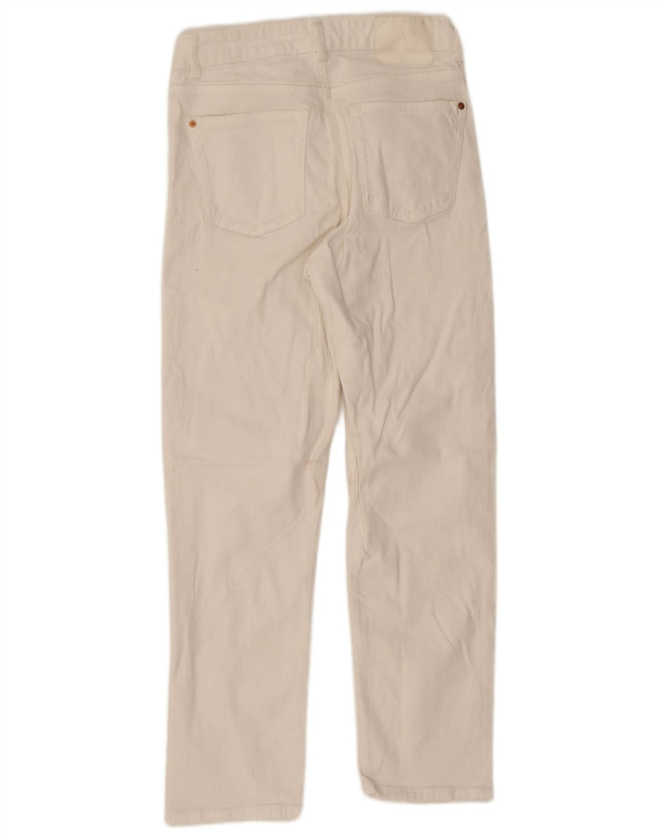Zara Jean droit femme EU 38 Small W28 L26 Blanc