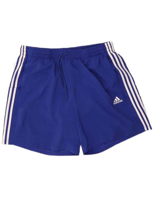 Adidas Short de sport pour homme 2XL Bleu
