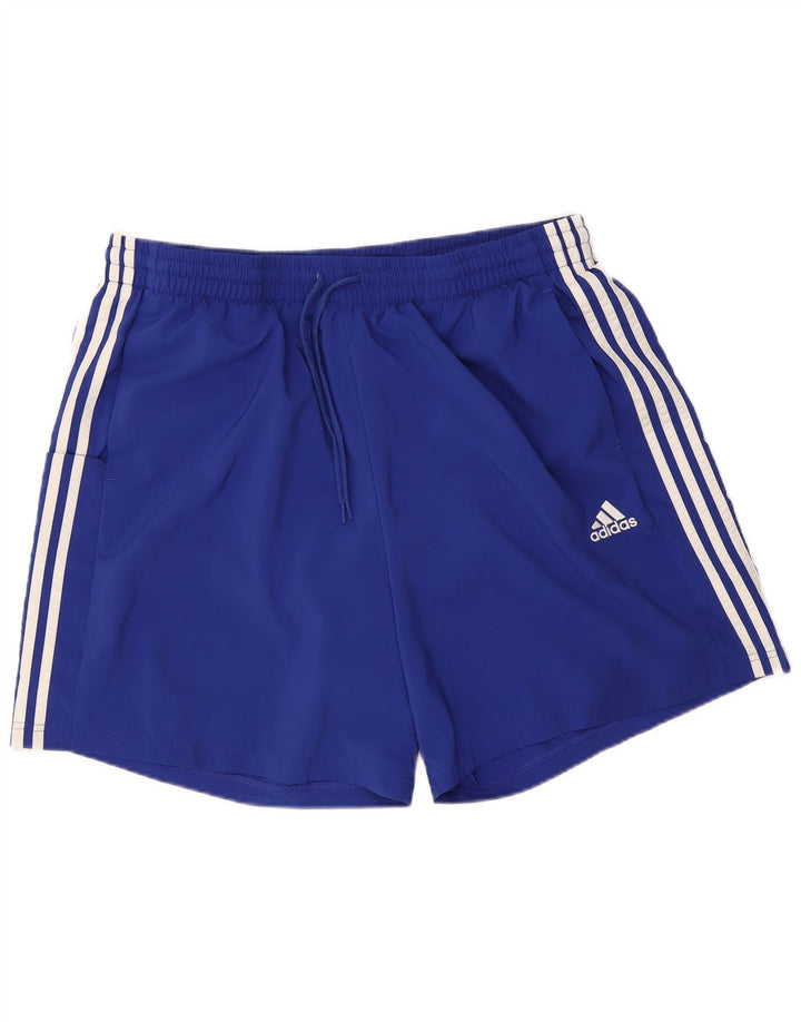 Adidas Short de sport pour homme 2XL Bleu
