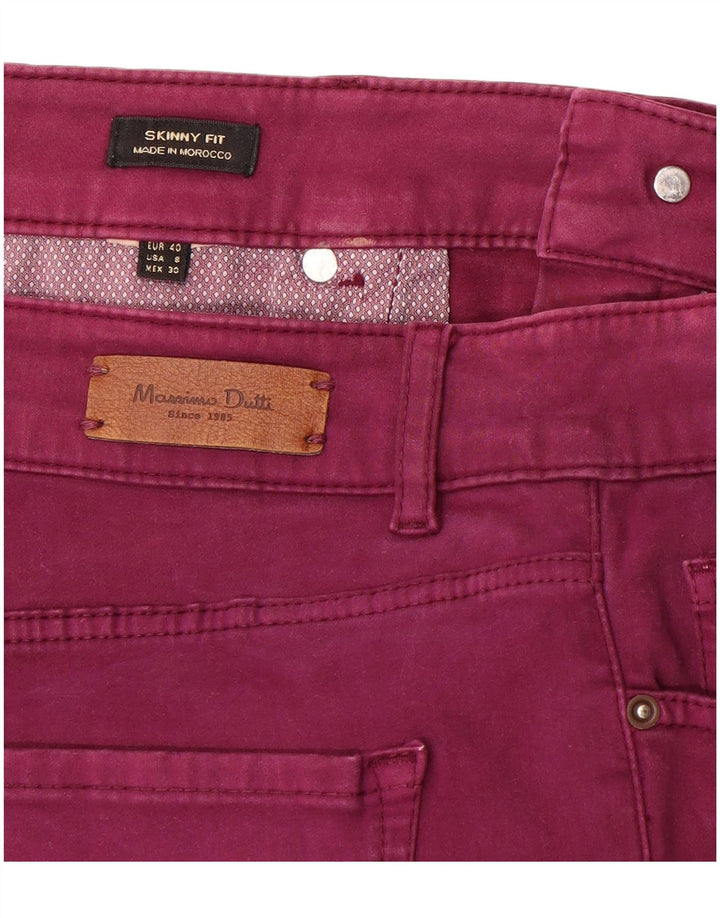 Massimo Dutti Jean skinny pour femme EU 40 Medium W30 L30 Violet