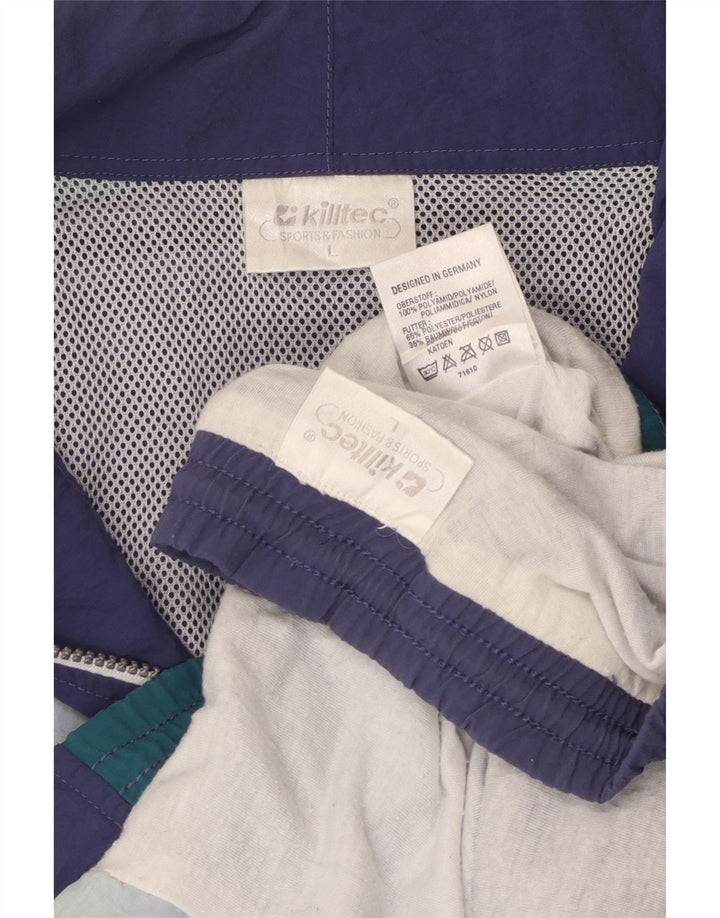 Killtec Survêtement complet graphique pour homme Large Bleu Colorblock Polyamide