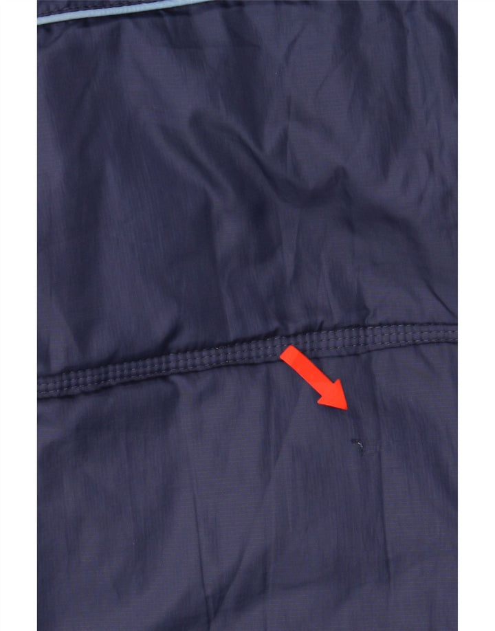 Nike Veste matelassée à capuche graphique pour garçon 12-13 ans Bleu marine Taille L