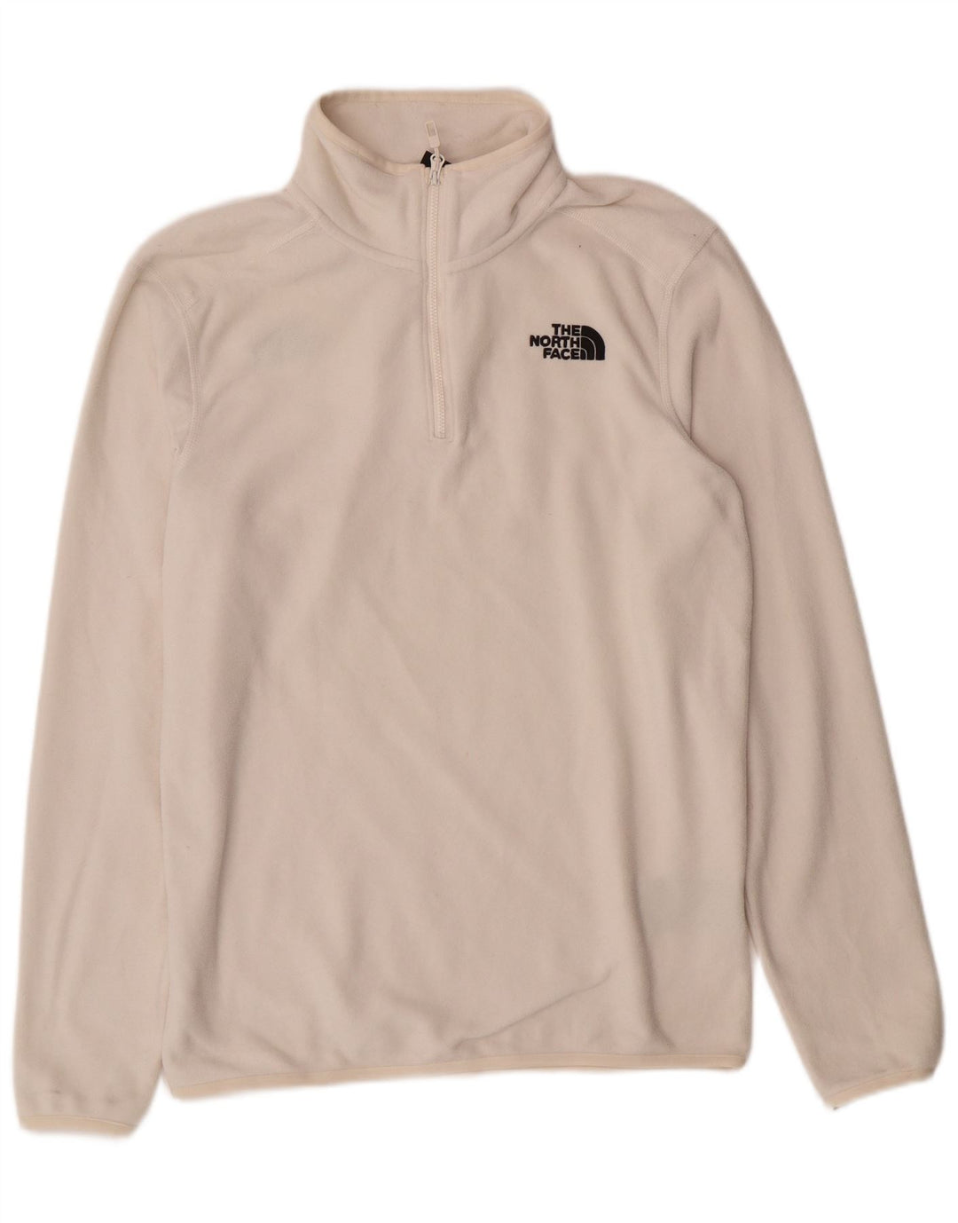 THE NORTH FACE Pull polaire à col zippé pour homme Petit polyester blanc
