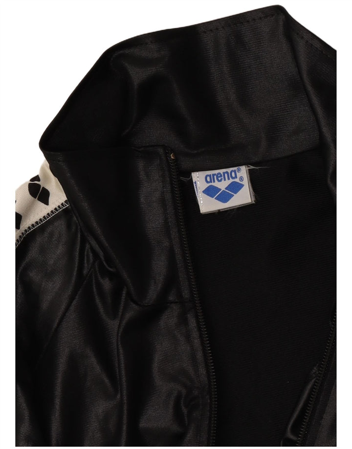 Arena Veste de Survêtement Graphique Homme XL Noir Colorblock Polyester