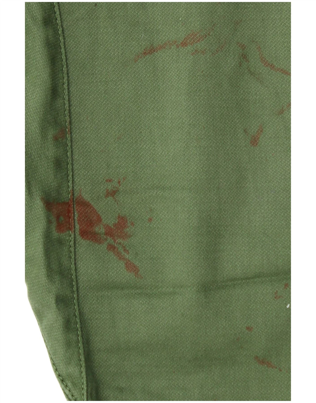 Quiksilver Pantalon Chino Droit Homme Moyen W30 L30 Vert Polyester