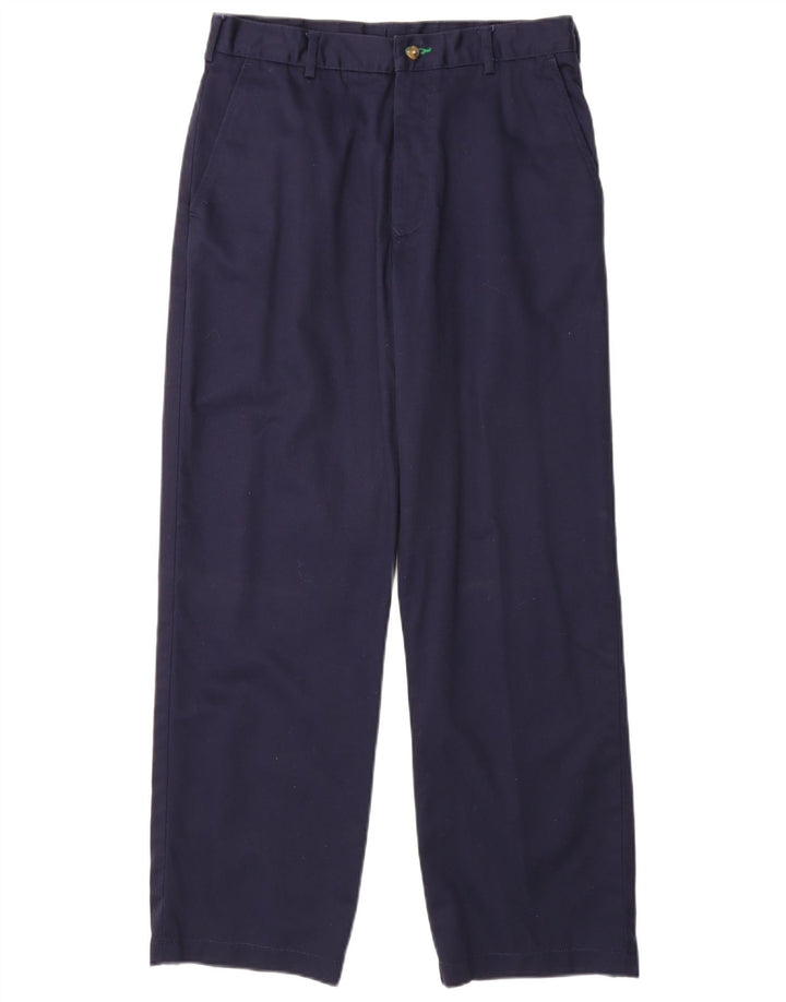 TOMMY HILFIGER Pantalon Chino Droit Homme W32 L30 Bleu Marine