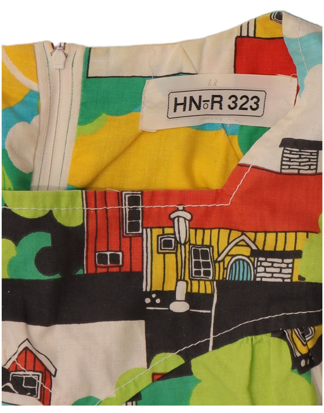 VINTAGE Robe basique pour femme IT 42 Medium Multicolore Floral Nouveauté