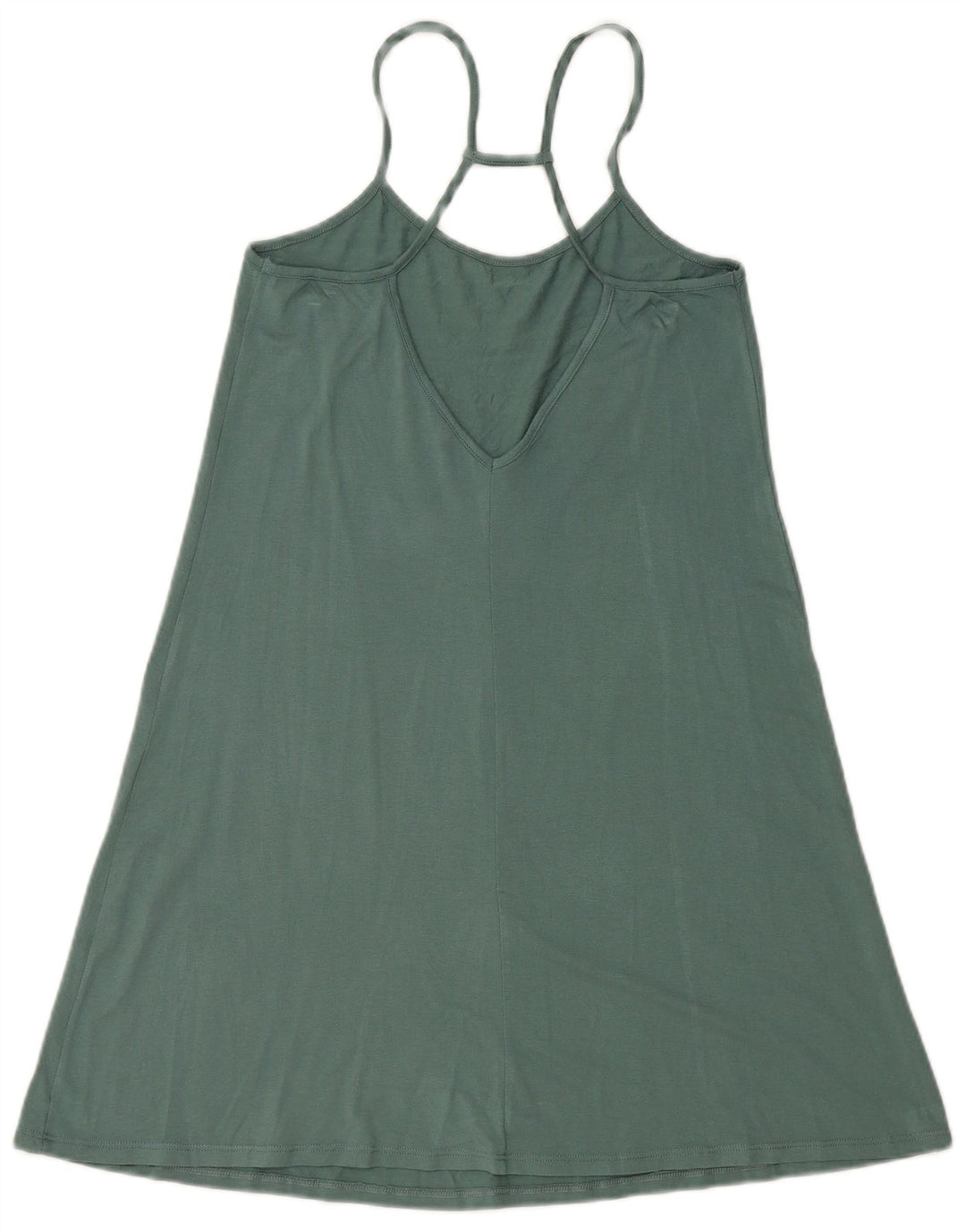 BENETTON Haut dos nu pour femme UK 8 Small Vert