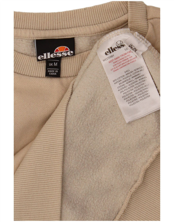 ELLESSE Pull Sweatshirt Homme Beige Moyen Coton