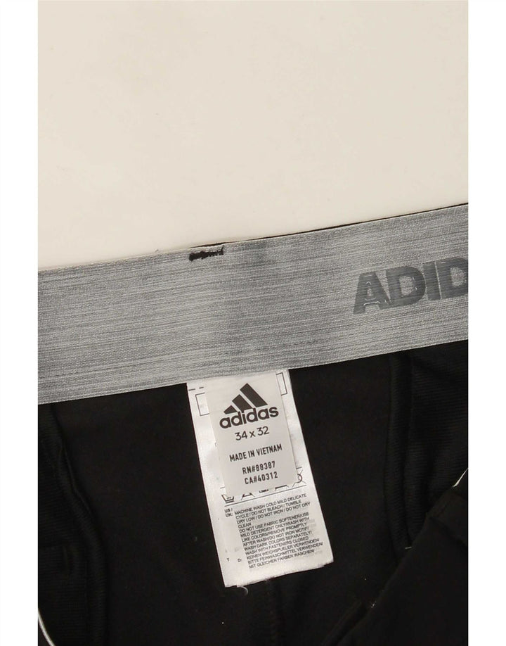 Adidas Pantalon Chino Droit Homme W34 L32 Noir Polyester