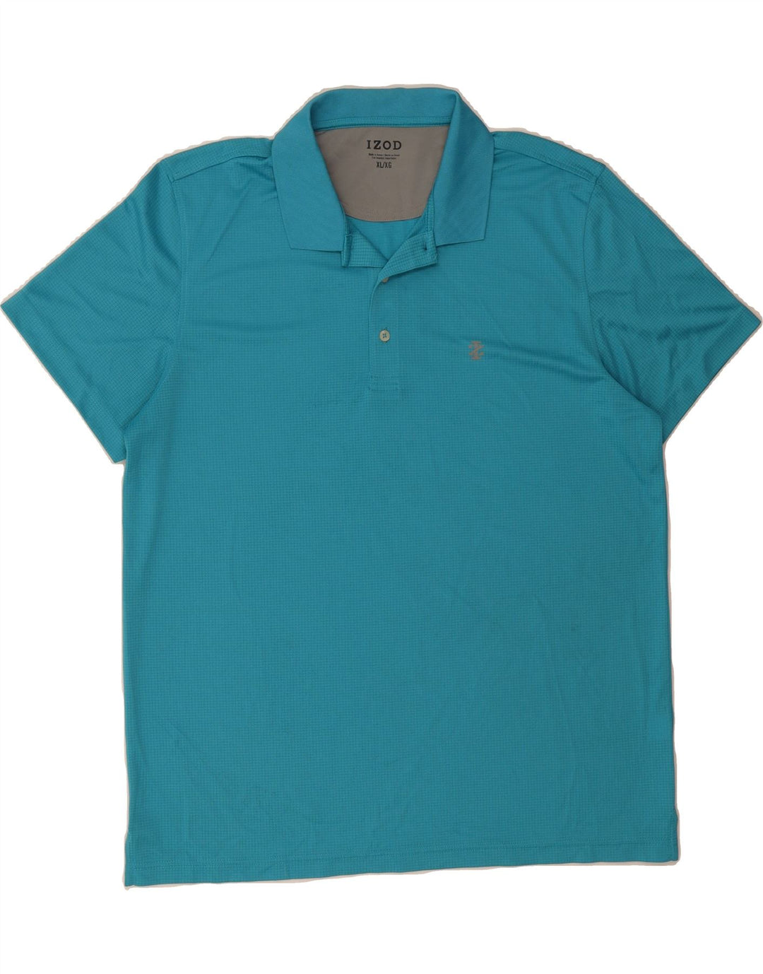 IZOD Mens Polo Shirt XL Blue Polyester Vintage Izod and Second-Hand Izod from Messina Hembry 