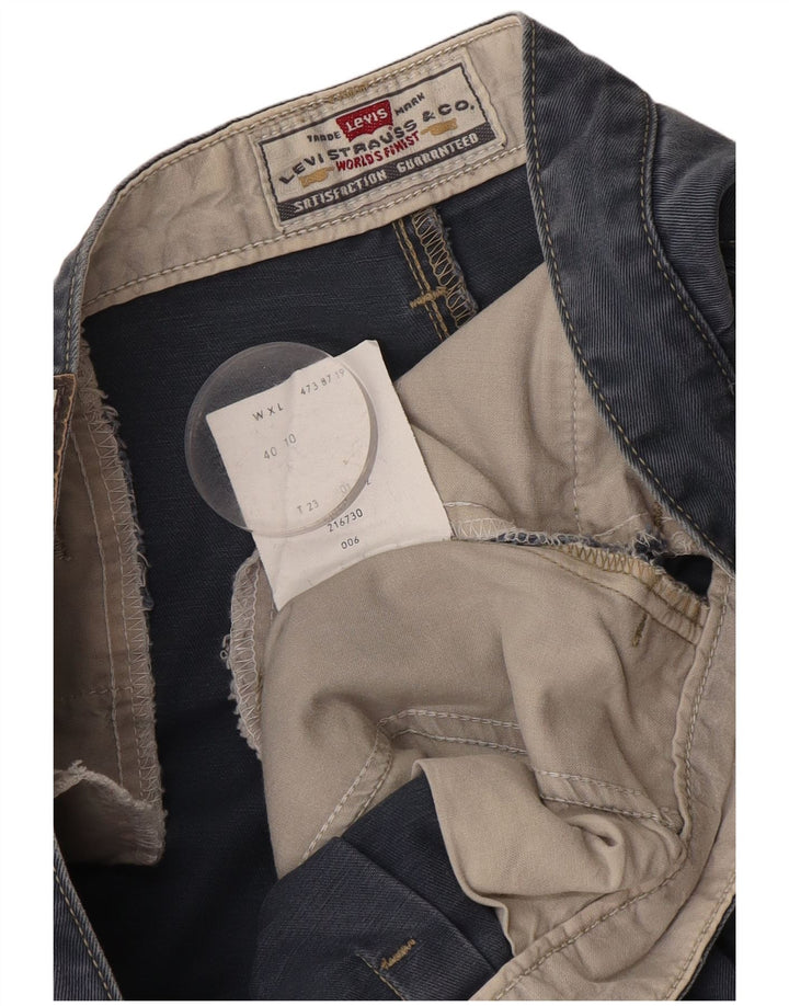 Levi's Short Chino Pegged Homme W40 XL Bleu Marine Coton