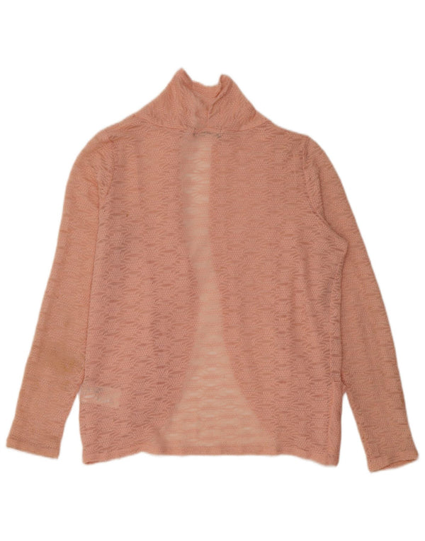 Oasis Cardigan ouvert surdimensionné pour femme UK 6 XS Rose Polyester