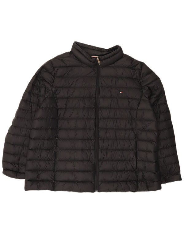Tommy Hilfiger Veste matelassée pour femme UK 20 2XL Noir Polyamide