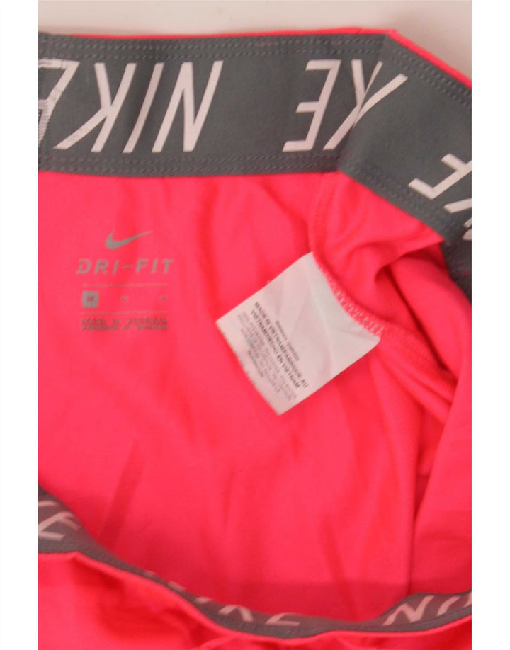 Nike Short de sport Dri Fit pour femme UK 14 Rose moyen Polyester