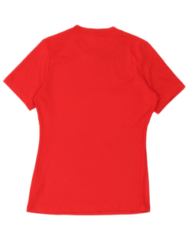 Nike Hommes Dri Fit T-Shirt Haut Rouge Moyen Polyester