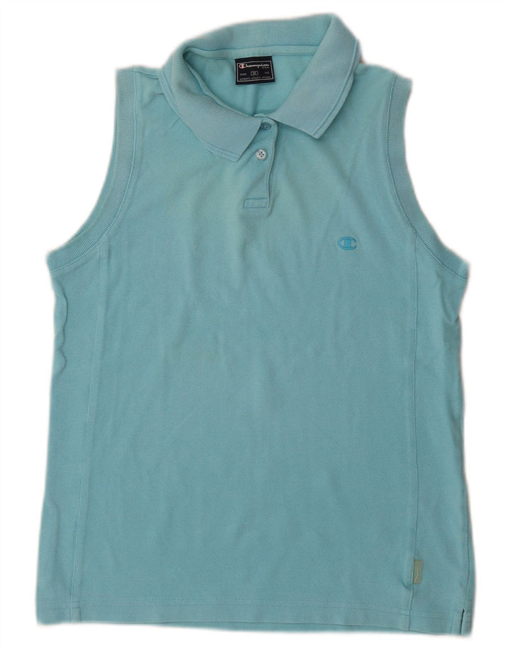 Champion Polo sans manches pour femme UK 12 Bleu moyen