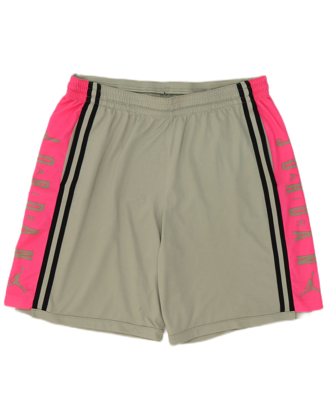 Jordan Short de sport graphique pour homme 2XL Gris Colorblock Polyester