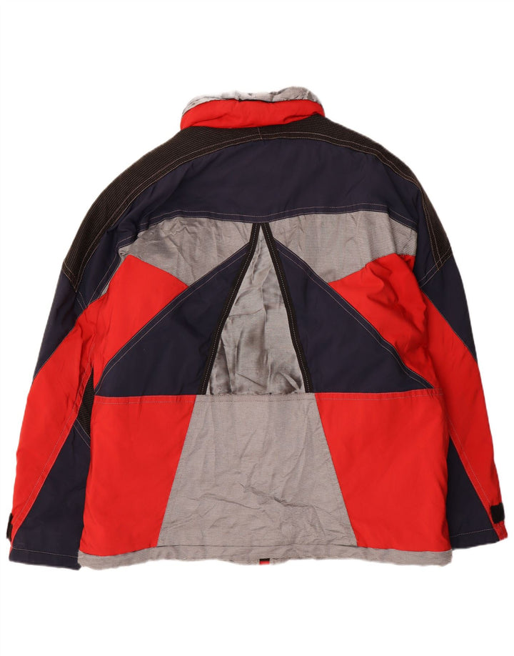 Colmar Veste de ski graphique pour homme EU 52 Large Rouge Colourblock