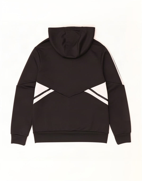 Adidas Pull à capuche graphique pour garçon 13-14 ans Noir