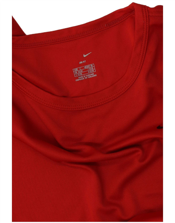 Nike Hommes Dri Fit T-Shirt Haut Grand Rouge
