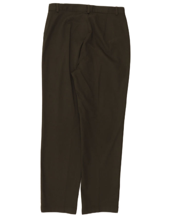 Dockers Pantalon de costume coupe ample kaki pour femme US 10 Large W30 L29 Kaki