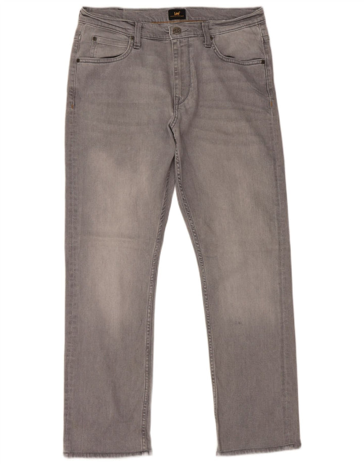 LEE Jean Droit Homme W32 L29 Gris Coton