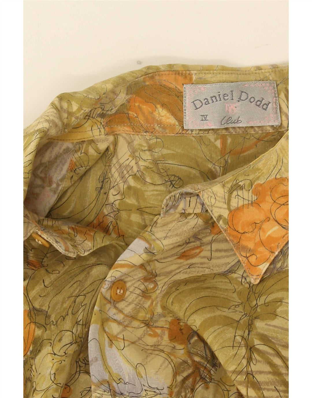 Daniel Dodd Chemise à manches courtes pour homme Grand vert floral