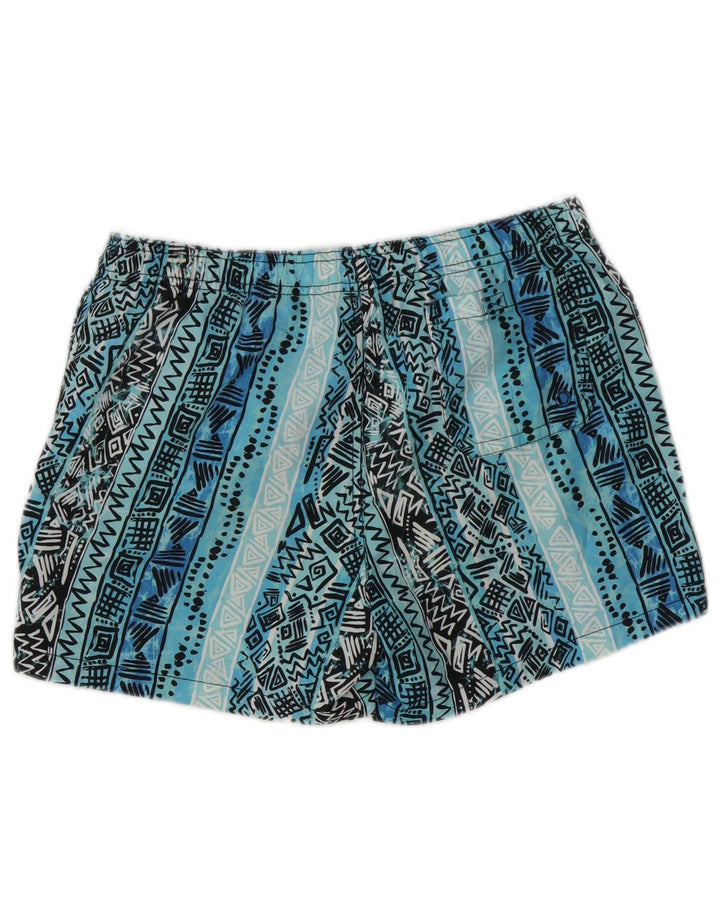 Maui and Sons Short de bain homme petit bleu géométrique polyester