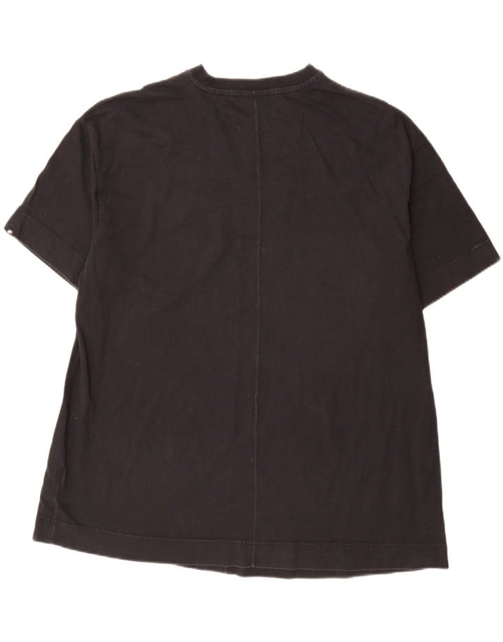 Nike T-shirt graphique pour homme en coton noir moyen