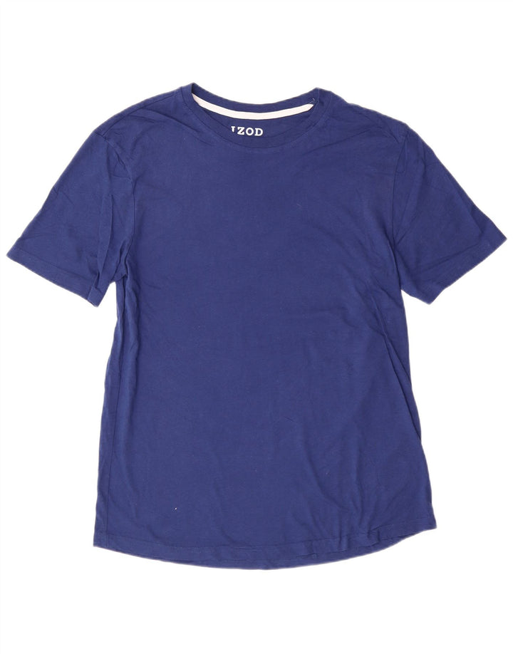 Izod T-Shirt Homme Bleu Moyen Coton