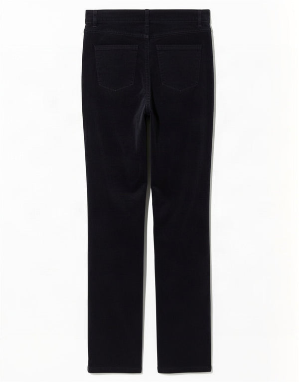 Marks & Spencer Pantalon en velours côtelé pour femme UK 12 Medium W30 L30 Bleu marine