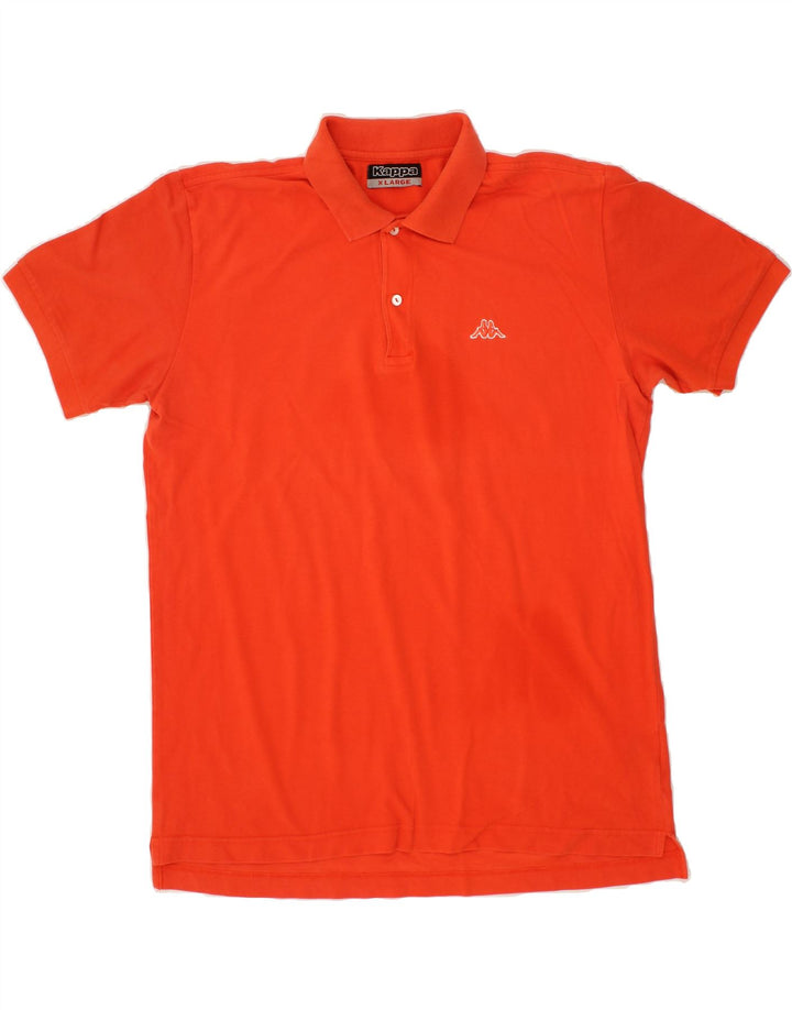 KAPPA Mens Polo Shirt XL Orange Cotton Vintage Kappa and Second-Hand Kappa from Messina Hembry 