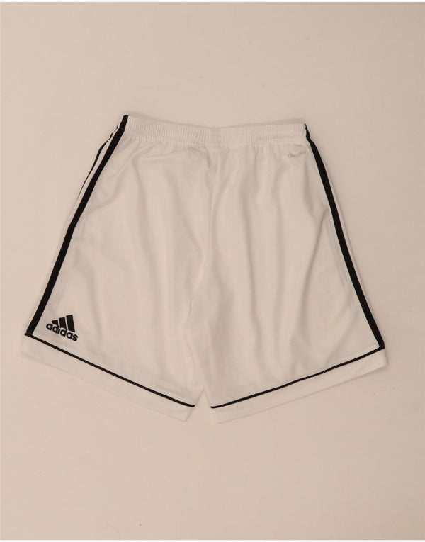 Adidas Short de sport Climalite pour homme Petit Blanc Polyester