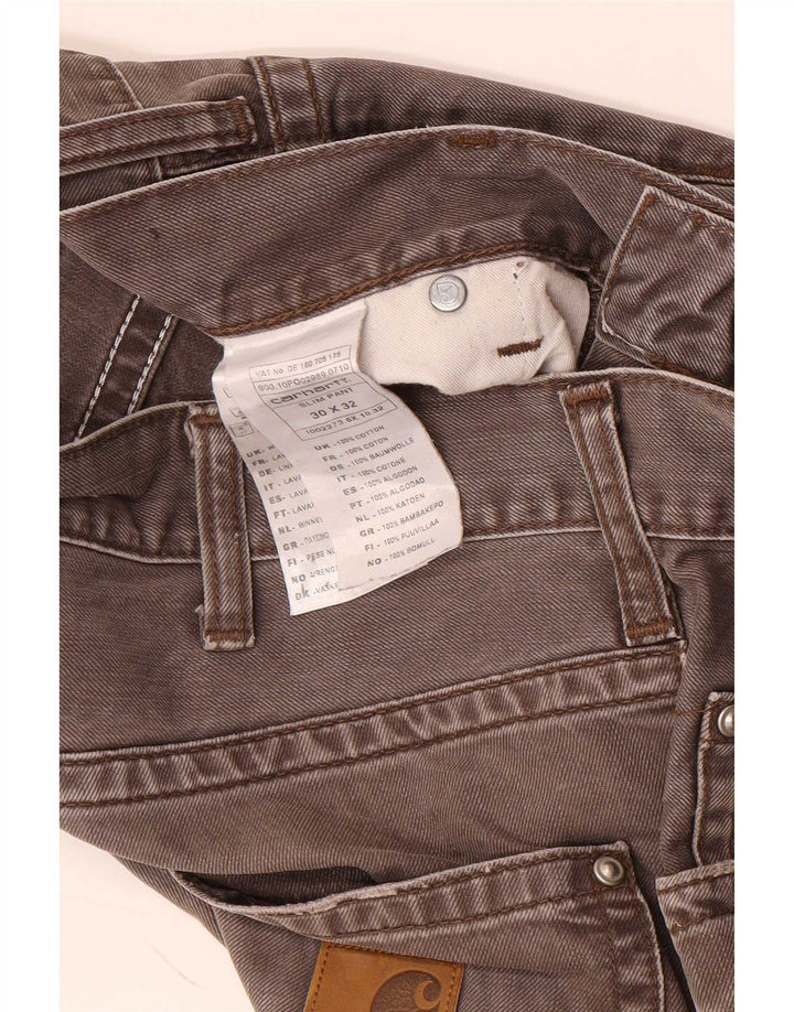 Carhartt Jean droit homme W30 L32 gris coton