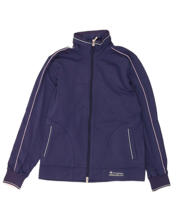 Champion Survêtement complet coupe ample pour femme UK 10 Small Bleu marine Polyester