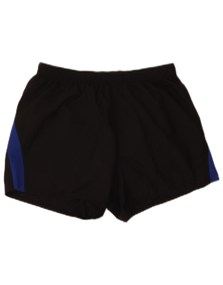 Asics Short de Sport Homme Noir Moyen Polyester Colorblock