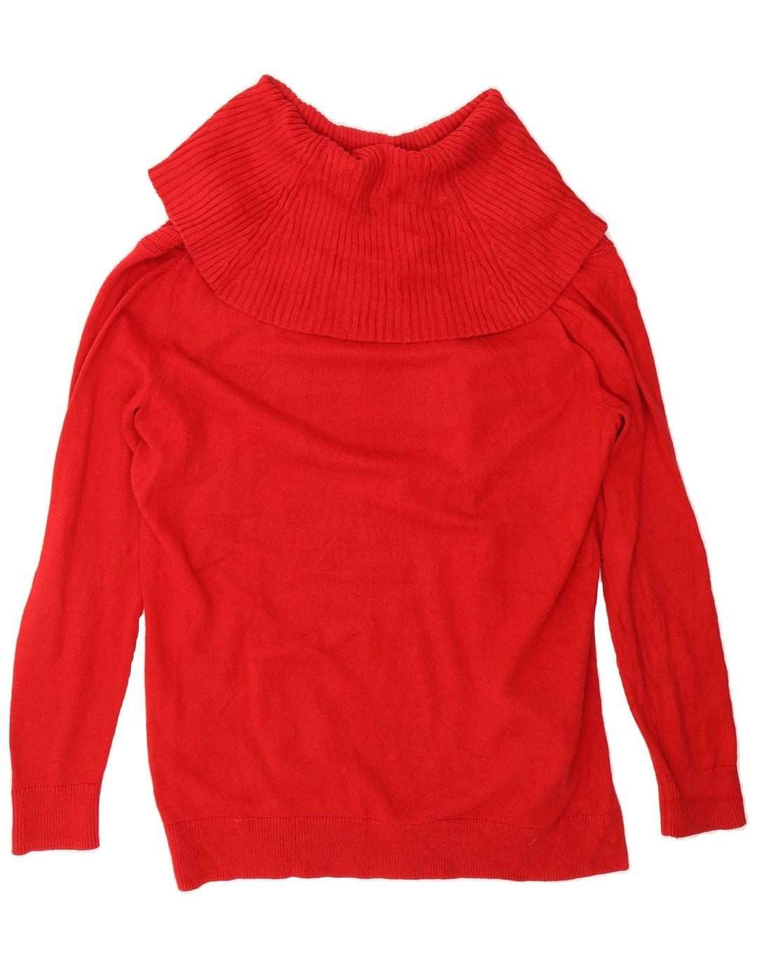 MICHAEL KORS Womens Roll Neck Jumper Sweater UK 16 Large Red Vintage Michael Kors and Second-Hand Michael Kors from Messina Hembry 