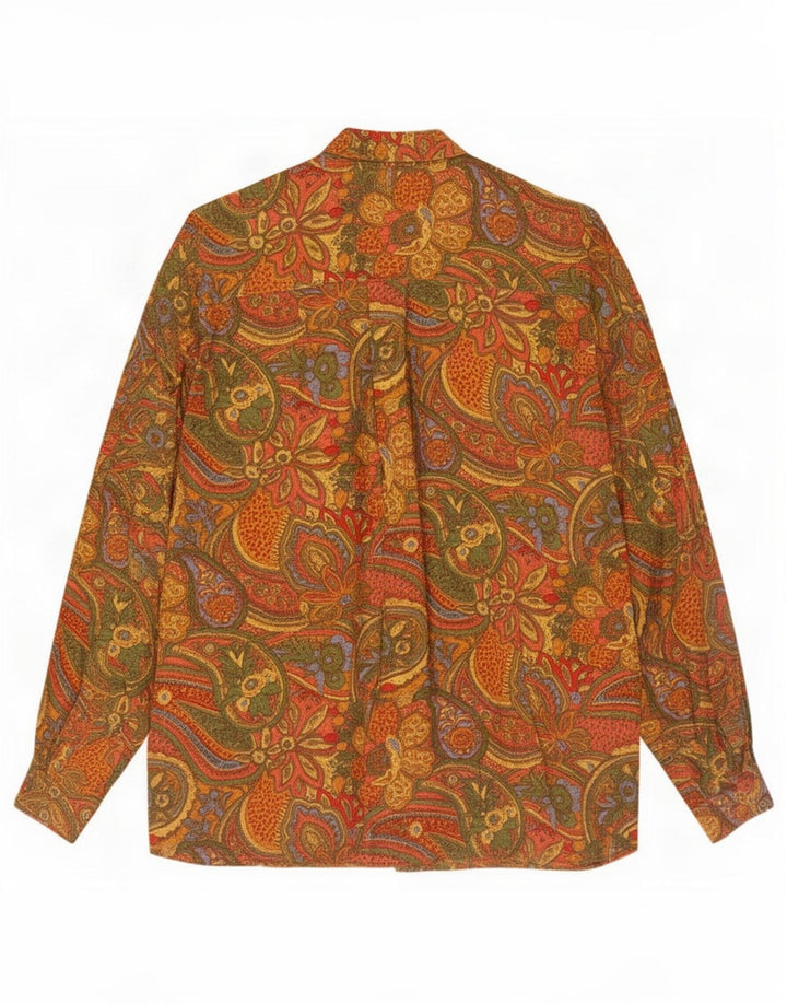 Chemise surdimensionnée femme vintage EU 40 Medium Multicolore Paisley