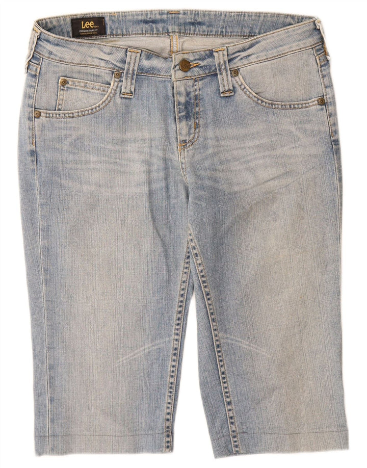 Lee Bermuda Femme Denim W31 Bleu Moyen Coton