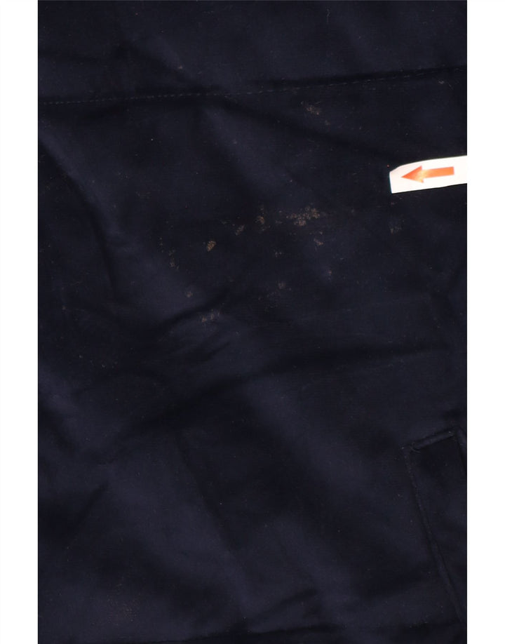 Marks & Spencer Veste matelassée en velours surdimensionnée pour femme UK 10 Small Bleu marine